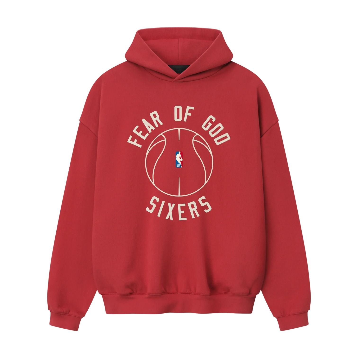 Fear of God Essentials x NBA x Barkley Hendricks 90s Hoodie 'Faded Garnet' 192BH266916F