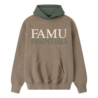 Fear of God Essentials Famu Sport Hoodie 'Homestead Heather Balsam Green' 192FA256401F