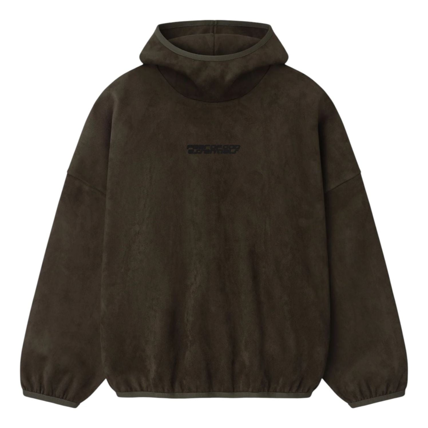 Fear of God Essentials Suede Fleece Modern Hoodie 'Brown' 192HO256943F