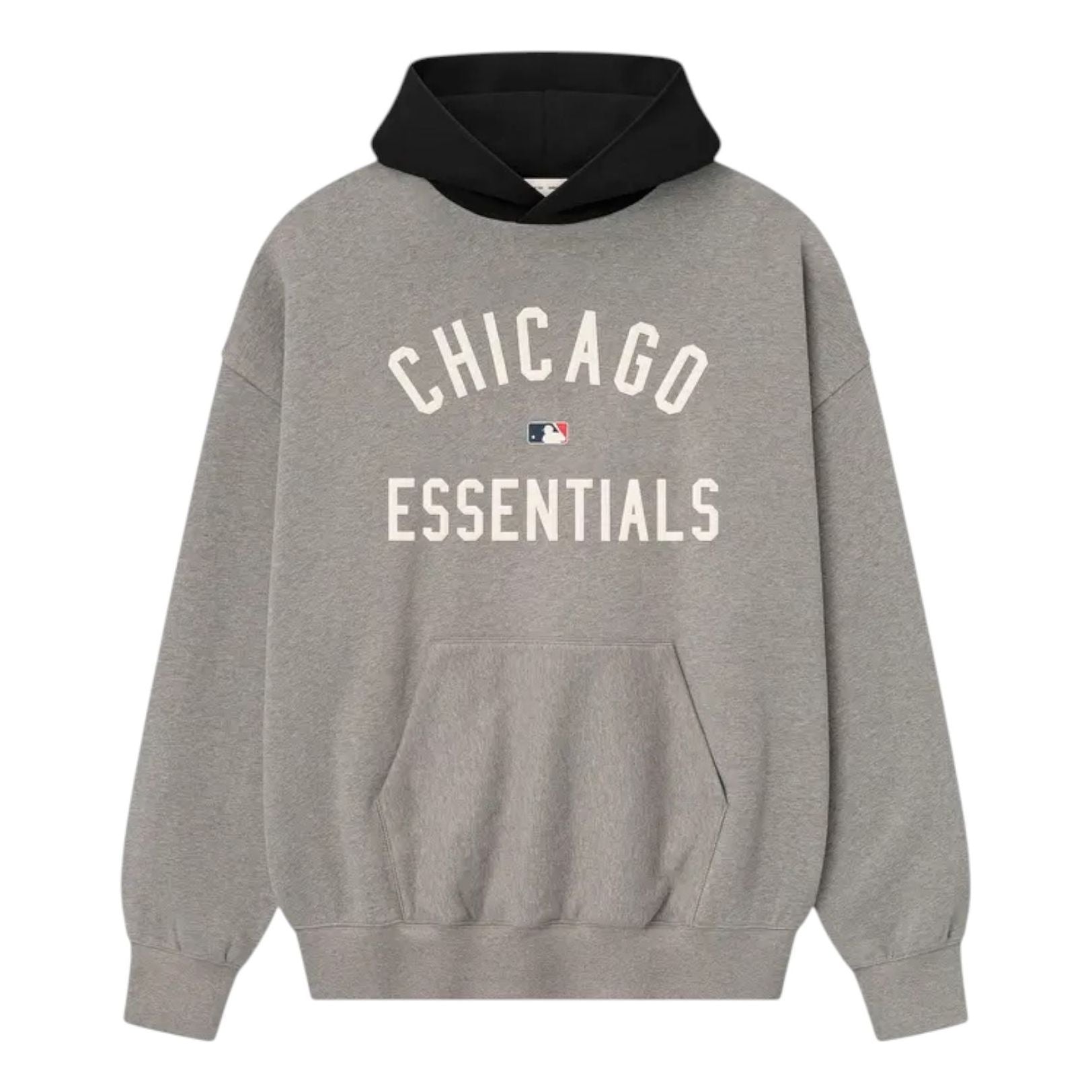 Fear of God Essentials White Sox Sport Hoodie 'Concrete Heather Black' 192ML252014F
