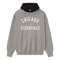Fear of God Essentials White Sox Sport Hoodie 'Concrete Heather Black' 192ML252014F