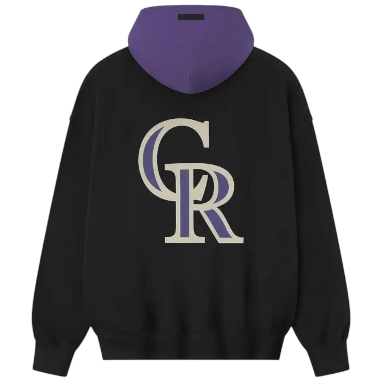 Fear of God Essentials Rockies Sport Hoodie 'Vintage Black Purple Reign' 192ML252023F