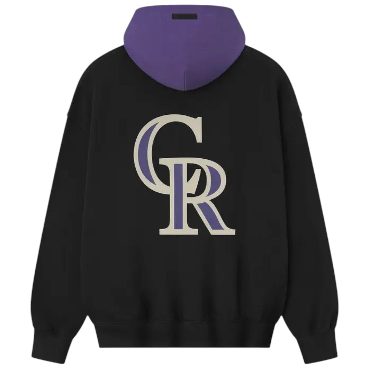 Fear of God Essentials Rockies Sport Hoodie 'Vintage Black Purple Reign' 192ML252023F