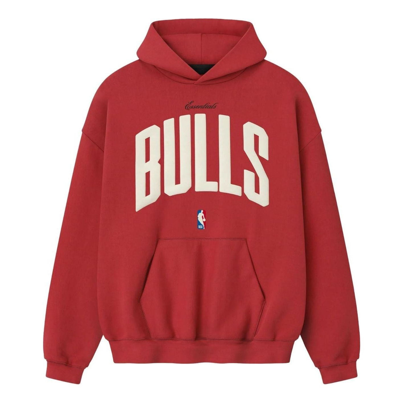 Fear of God Essentials Bulls 90s Hoodie 'Red' 192NB256906F