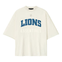 Fear of God Essentials x NFL FW25 Lions 90s 3/4 Sleeve Football T-Shirt 'Cream White' 125NF252118F