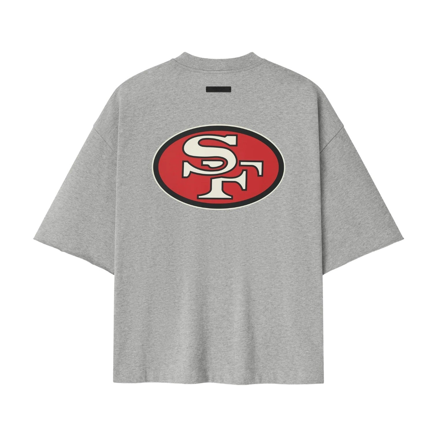 Fear of God Essentials x NFL FW25 Forty Niners 90s 3/4 Sleeve Football T-Shirt 'Concrete Heather' 125NF252124F