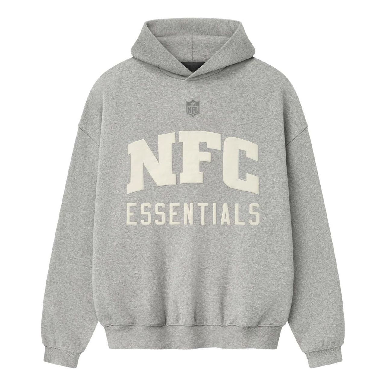 Fear of God Essentials x NFL FW25 National Sport Hoodie 'Concrete Heather' 192NF256403F