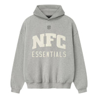 Fear of God Essentials x NFL FW25 National Sport Hoodie 'Concrete Heather' 192NF256403F