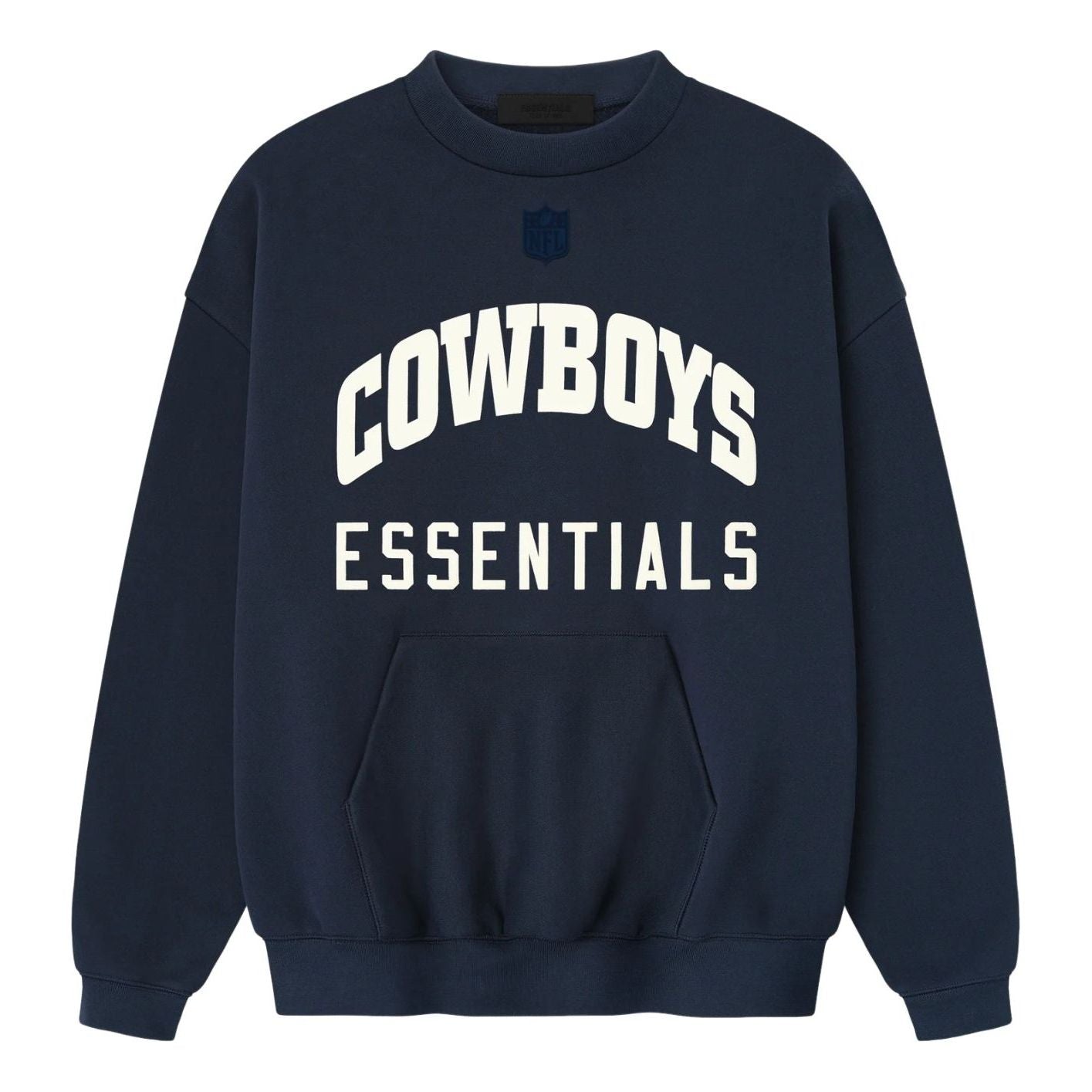 Fear of God Essentials x NFL FW25 Cowboys Sport Crewneck 'Dark Sapphire' 192NF256511F