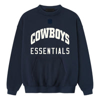 Fear of God Essentials x NFL FW25 Cowboys Sport Crewneck 'Dark Sapphire' 192NF256511F