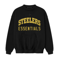 Fear of God Essentials x NFL FW25 Steelers Sport Crewneck 'Black' 192NF256512F