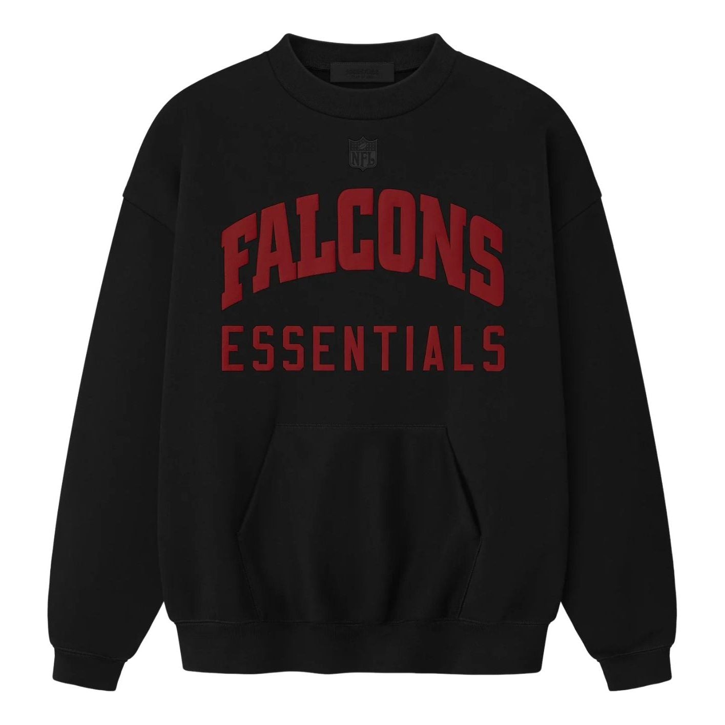 Fear of God Essentials x NFL FW25 Falcons Sport Crewneck 'Black' 192NF256523F