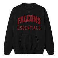 Fear of God Essentials x NFL FW25 Falcons Sport Crewneck 'Black' 192NF256523F