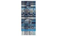 HERMES Knit Scarves Unisex Blue