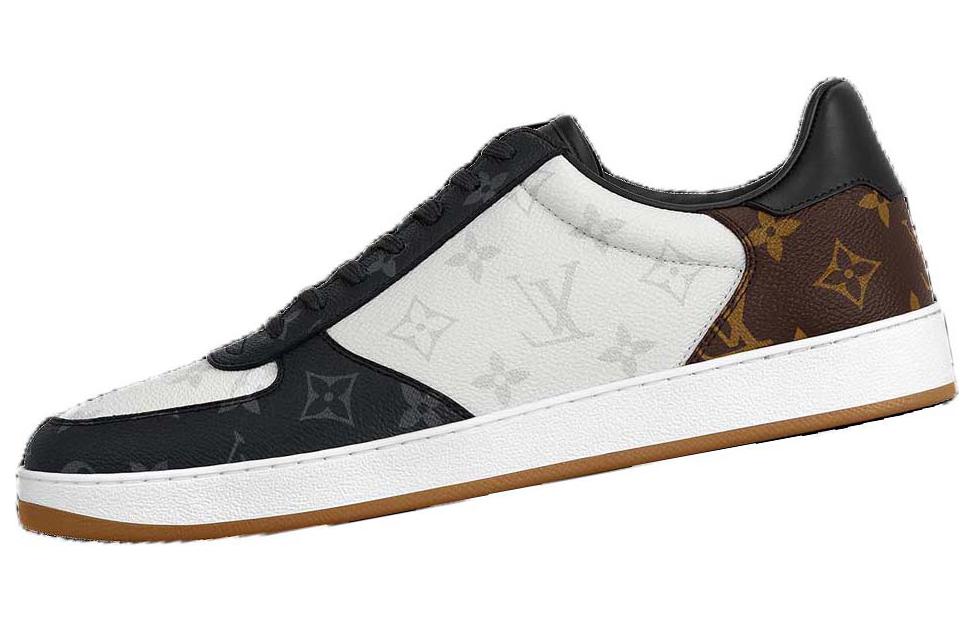 LOUIS VUITTON Rivoli Sneakers 'White Black Brown Monogram'
