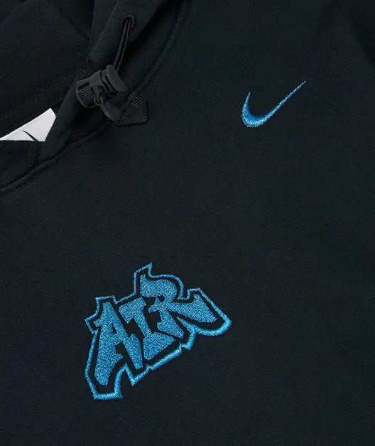 Nike x Off-White Fleece Hoodie 'Black Blue' DN1759-010