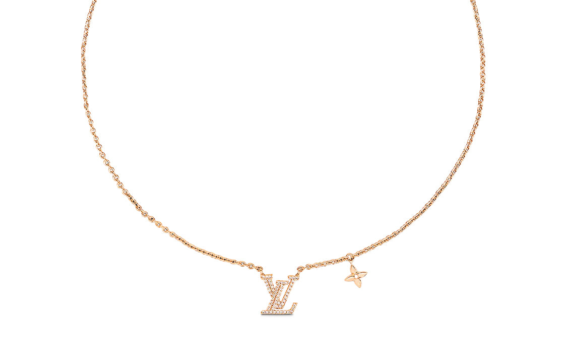 LOUIS VUITTON Metal Necklaces Women's Rose Gold