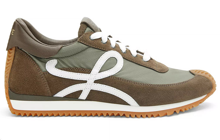 LOEWE Shock Absorbers Low Top Casual Shoes Men's Khaki Green