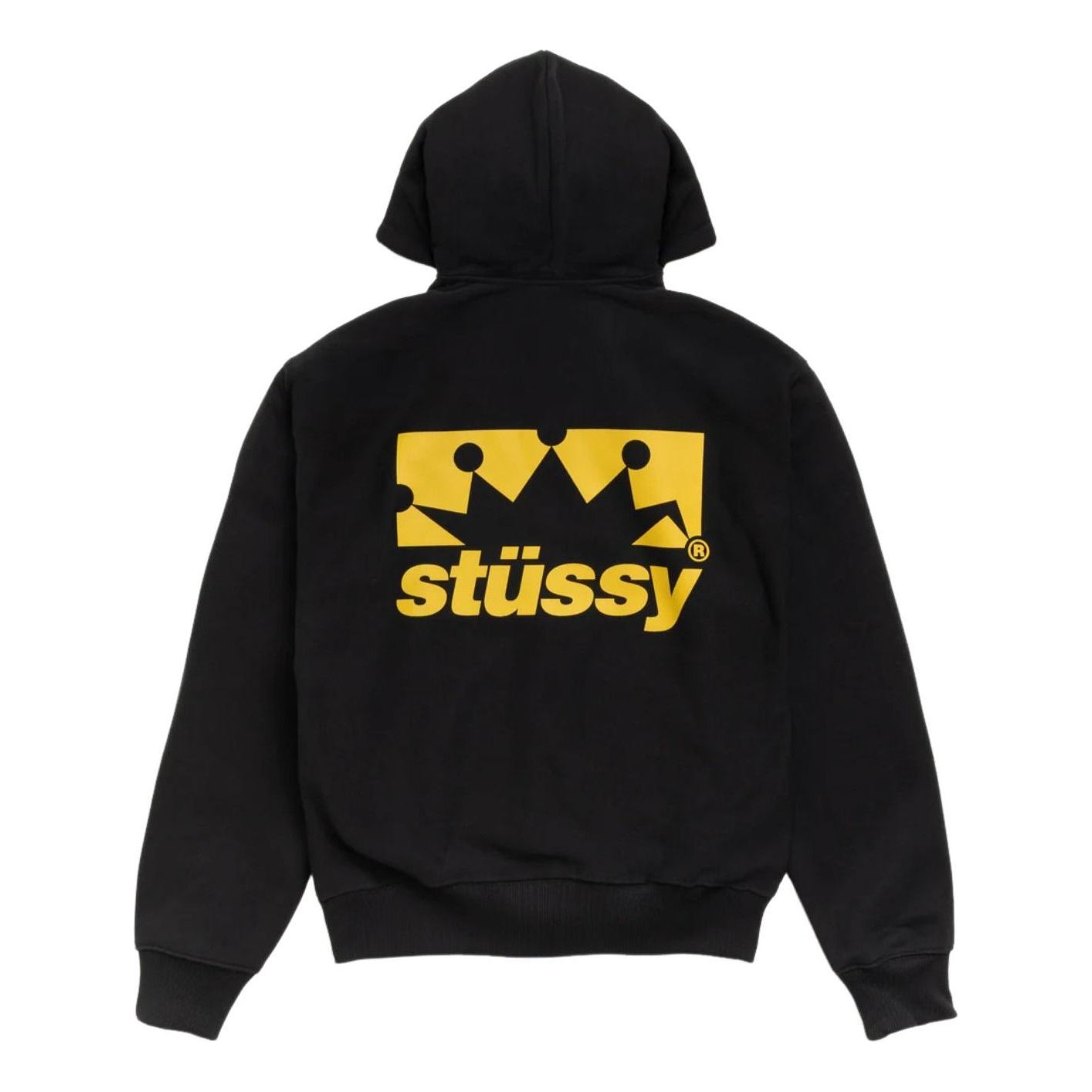 Stussy Box Crown Zip Hoodie 'Black' 1975186-BLAC