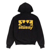 Stussy Box Crown Zip Hoodie 'Black' 1975186-BLAC