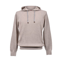Brunello Cucinelli Hooded Ribbed Sweater