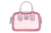 MIU MIU Leather Detail Shoulder Bag, Crossbody Bag, Handbag Mini Women's Pink
