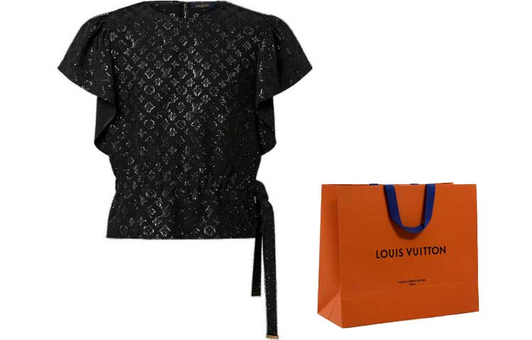 LOUIS VUITTON T-Shirt Women's Black