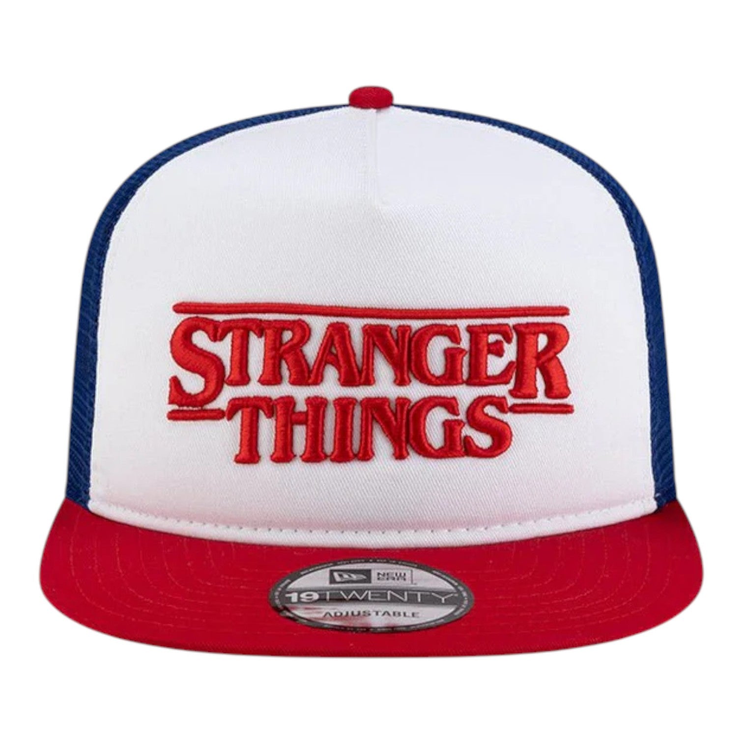 New Era x NETFLIX STRANGER THINGS 19TWENTY Tracker 'White Scarlet Blue' 14867818