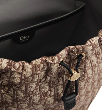 DIOR 26 Jett Backpack with Flap 'Brown' 1DBBA259YUS-H45E