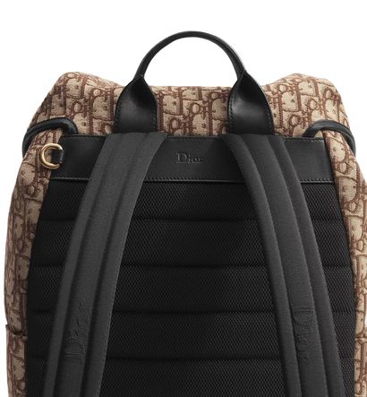 DIOR 26 Jett Backpack with Flap 'Brown' 1DBBA259YUS-H45E