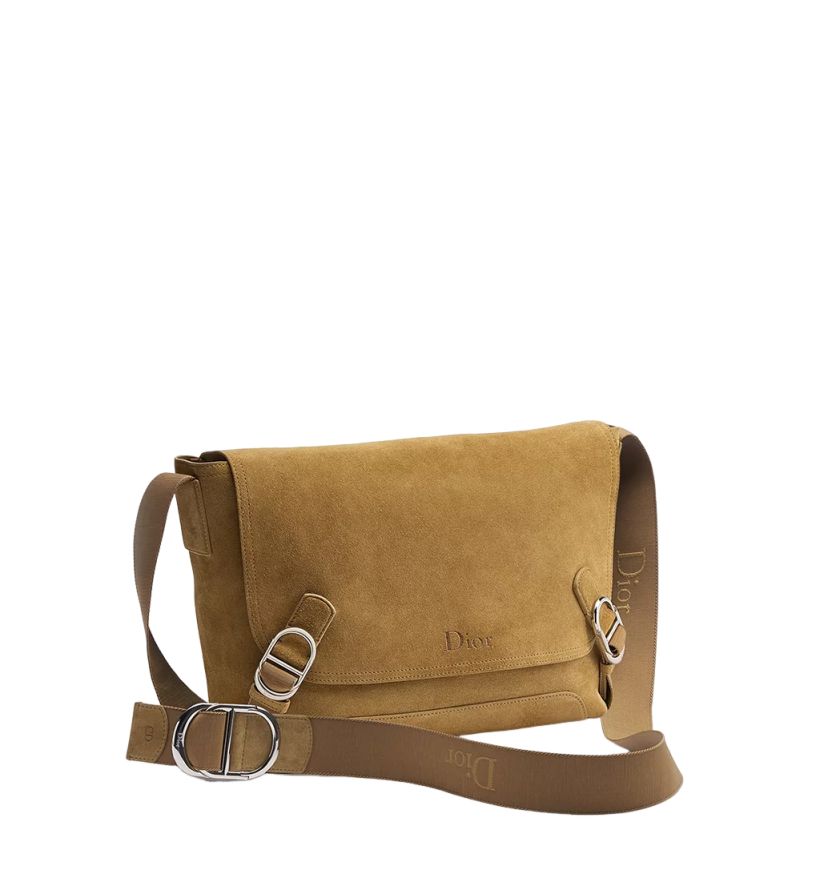 DIOR 26 Medium Dior Jett Messenger Bag with Flap 'Brown' 1DBME214BCN-H02M