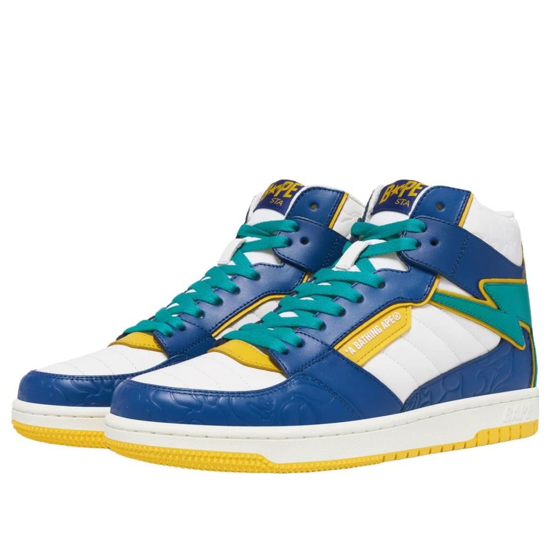 A Bathing Ape Sta 88 Mid #1 'Blue' 1J80-191-061-BLUE