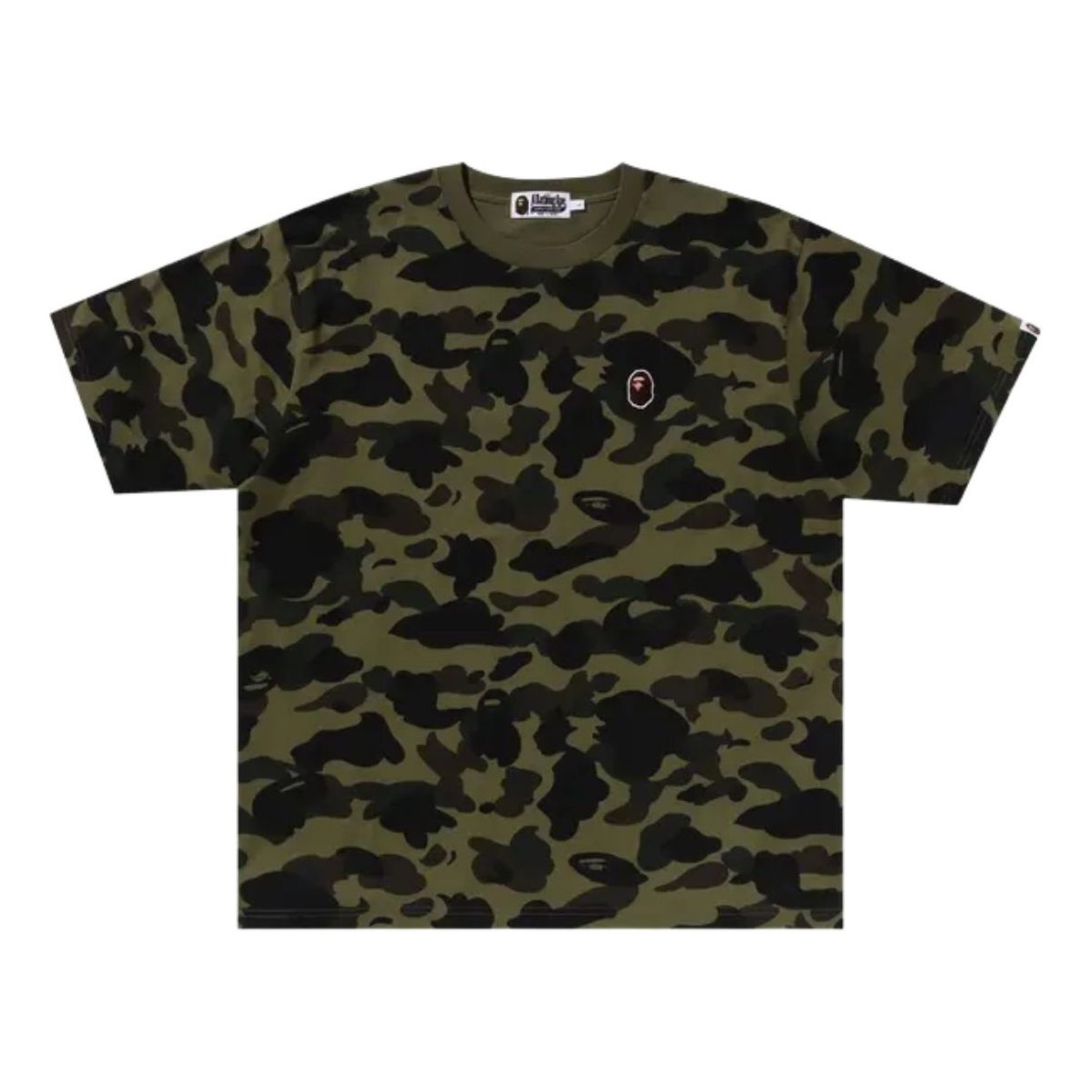 A Bathing Ape 1st Camo One Point Tee 'Green'  1K30-109-006-GREEN