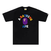 A Bathing Ape Colors College Tee 'Black' 1K30-110-014-BLACK