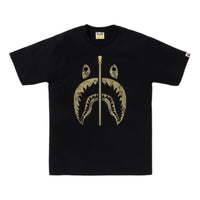 A Bathing Ape Bitmap Shark Tee 'Black' 1K80-110-040-BLACK