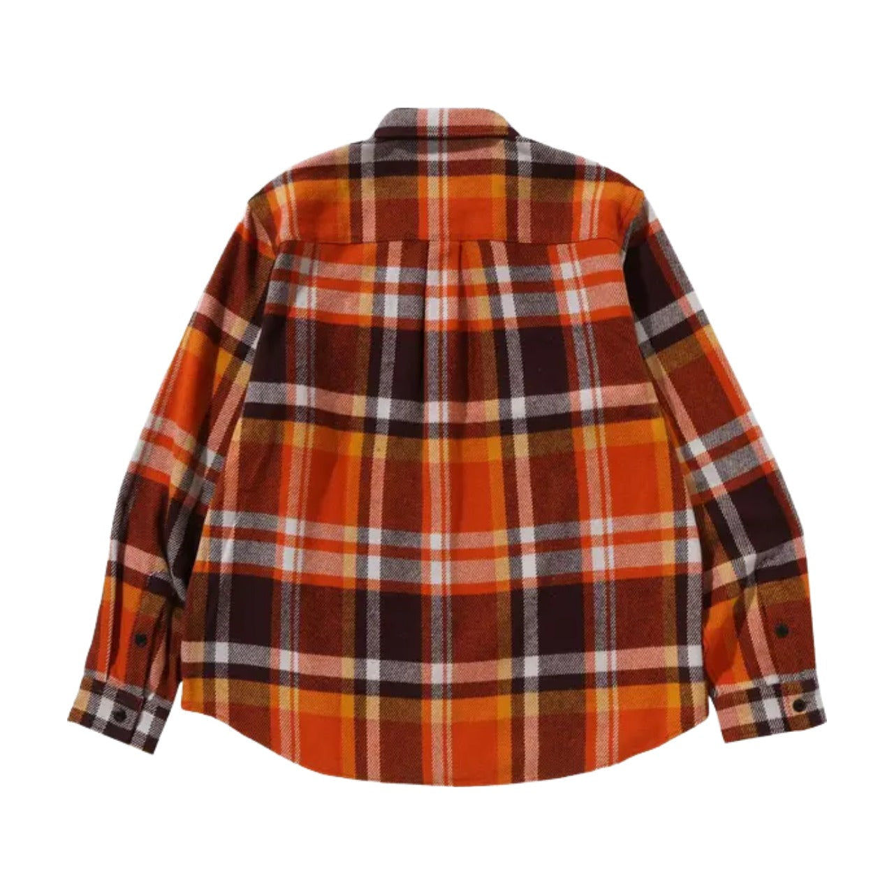 A Bathing Ape Check Relaxed Fit Shirt 'Orange' 1K80-131-004-ORANGE