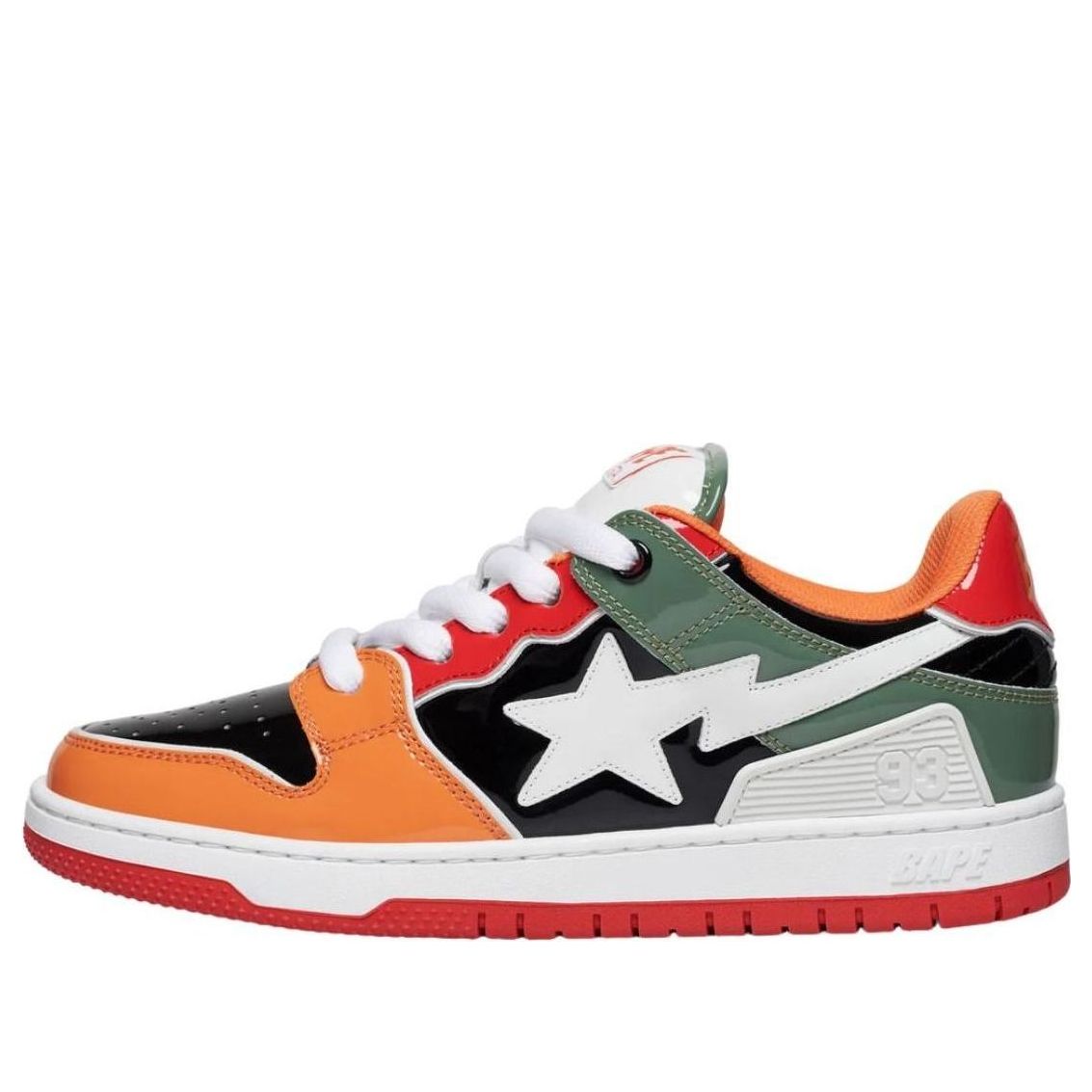 A Bathing Ape SK8 Sta Bold #2 'Orange' 1L30-191-312-ORANGE