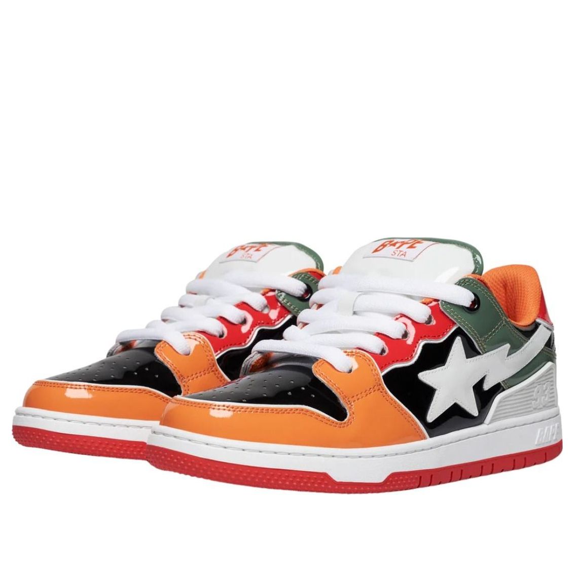 A Bathing Ape SK8 Sta Bold #2 'Orange' 1L30-191-312-ORANGE