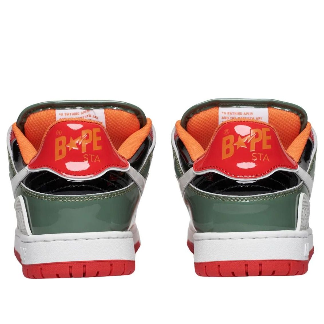 A Bathing Ape SK8 Sta Bold #2 'Orange' 1L30-191-312-ORANGE