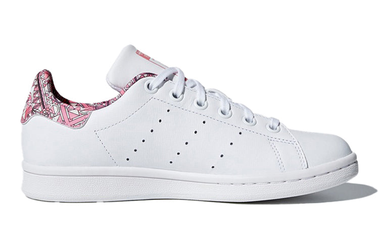 (GS) adidas Originals Stan Smith J Shoes 'White Pink' CM8189