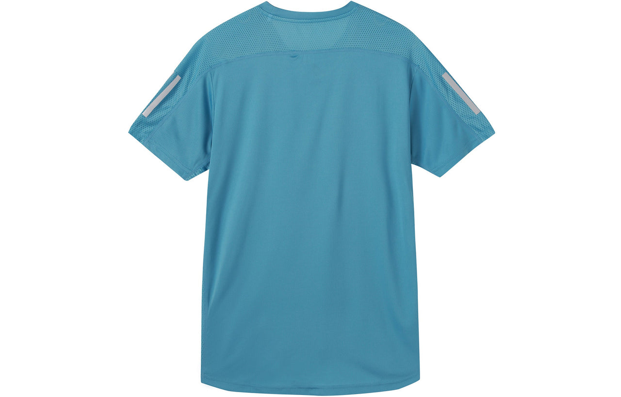 adidas Own the Run Tee Sports Training Quick Dry Short Sleeve Blue GJ9966