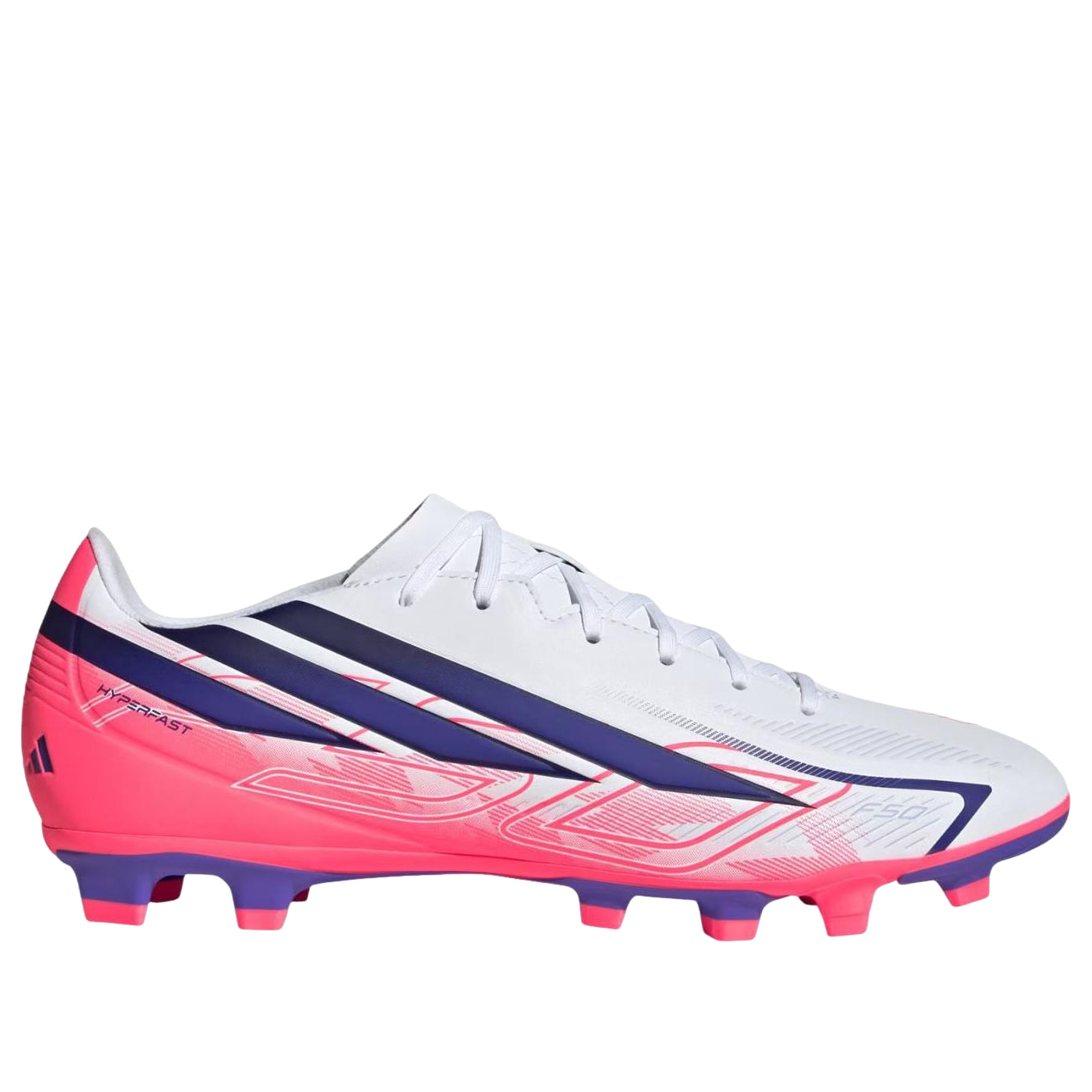 adidas F50 Hyperfast Club FG/MG/AG 'White Solar Purple' KJ0990