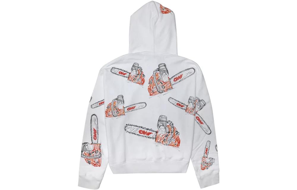 Off-White Chainsaw Over 'White' OMBB037F19E300190188