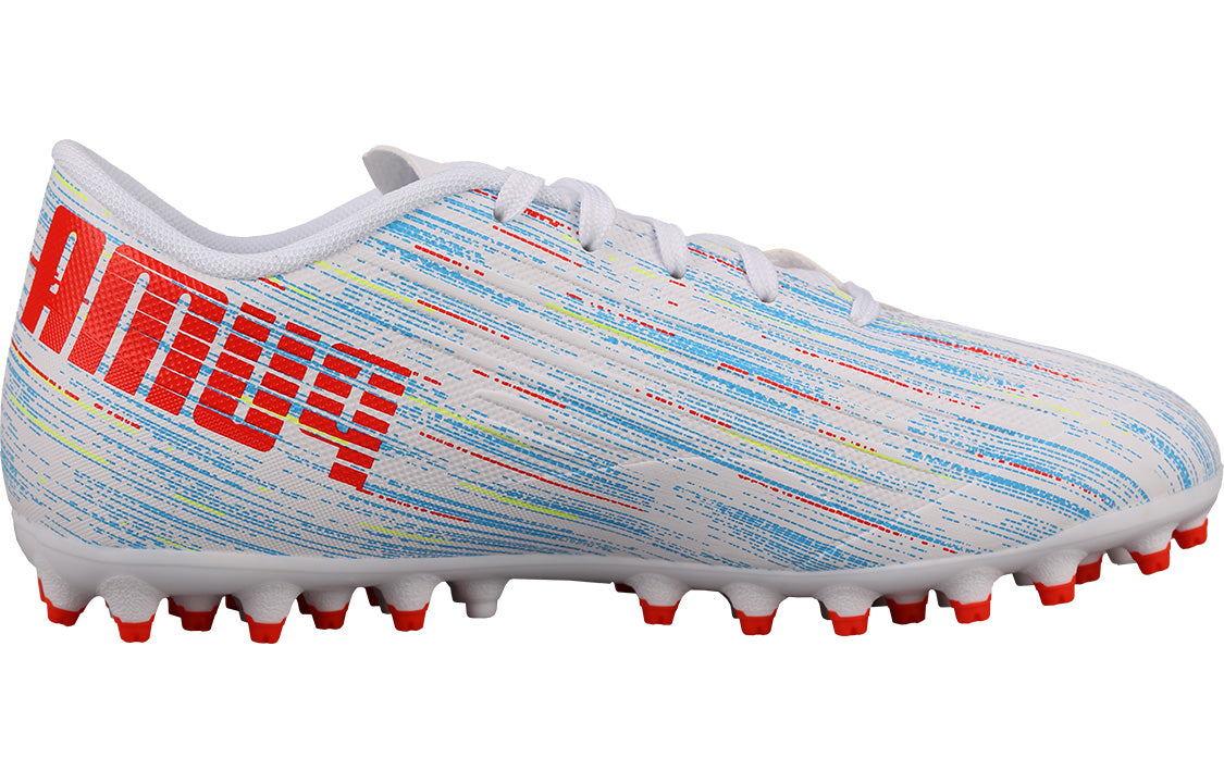 (PS) PUMA Ultra 4.2 MG Jr Soccer Shoes K 'White Red Blue' 106365-05