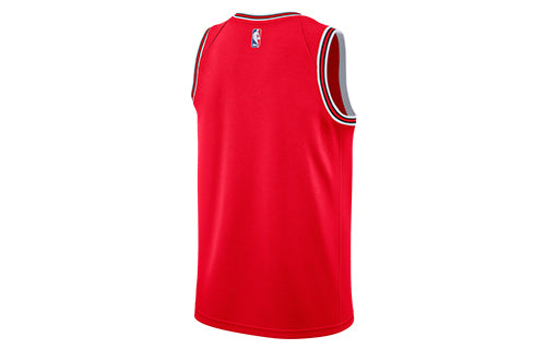 Nike Men Basketball Chicago Bulls Swingmen Jersey Road Kaos Olahraga Pria Red 903975-657