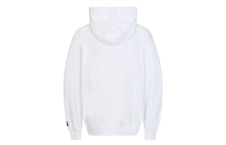 MLB NY hooded Long Sleeves Basic Large LOGO Printing Sports Unisex White 31HDE2011-07W