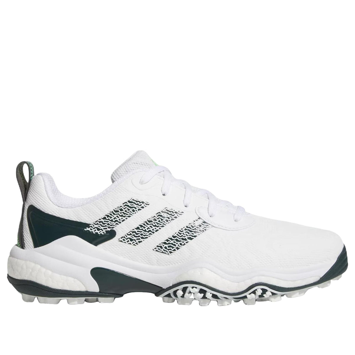 adidas Codechaos 25 Spikeless Golf Shoes 'Cloud White Aurora Ivy Lime Burst' JI4163