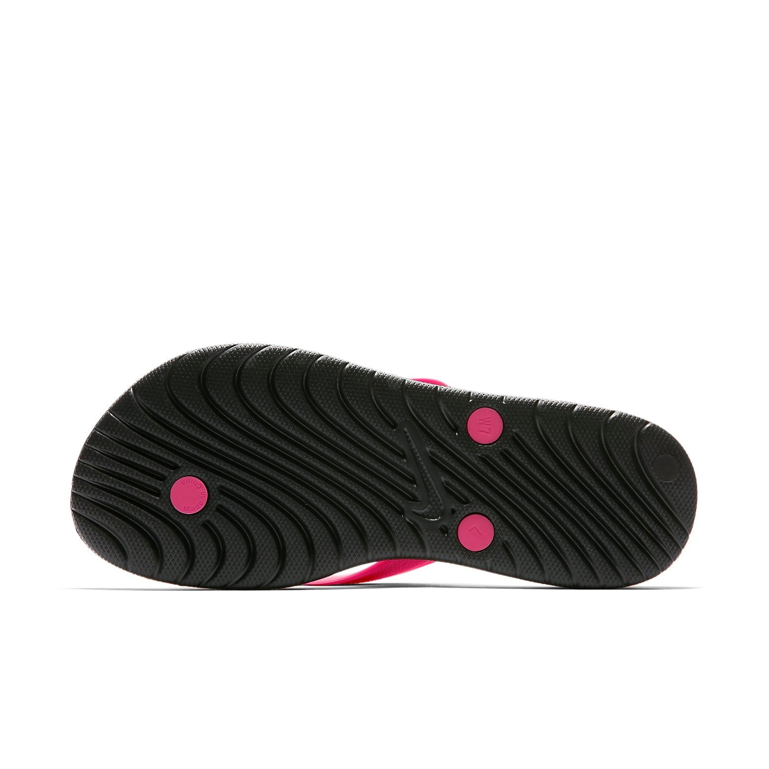 (WMNS) Nike Solar Thong 'Black White Vivid Pink' 882699-001