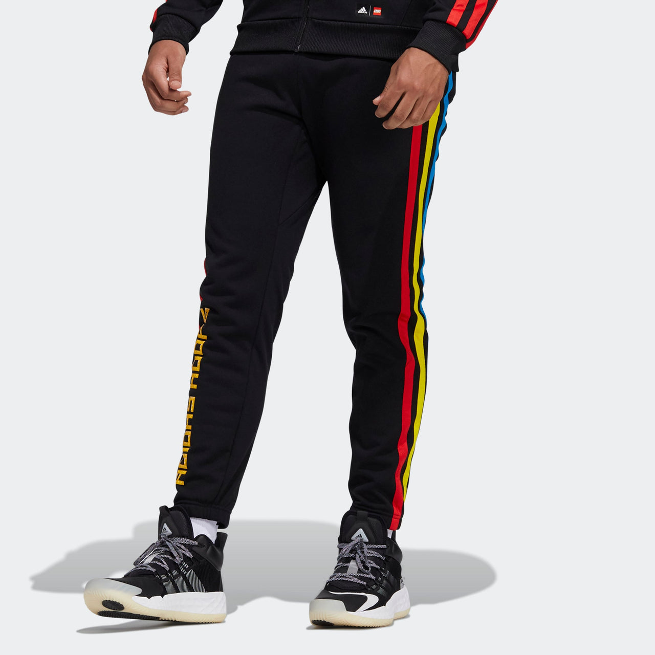 adidas x LEGO Basketball Pants 'Black Multi' H51238