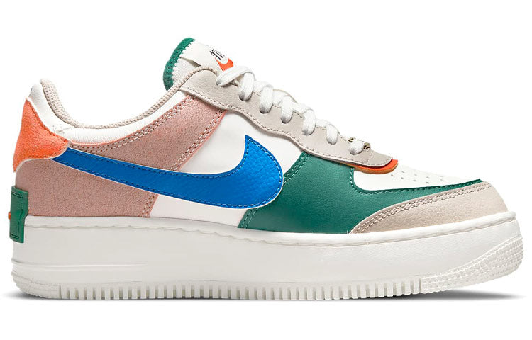 (WMNS) Nike Air Force 1 Shadow 'Sail Signal Blue Green' CI0919-109